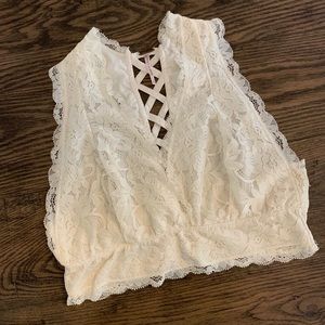 Cute cream bralette